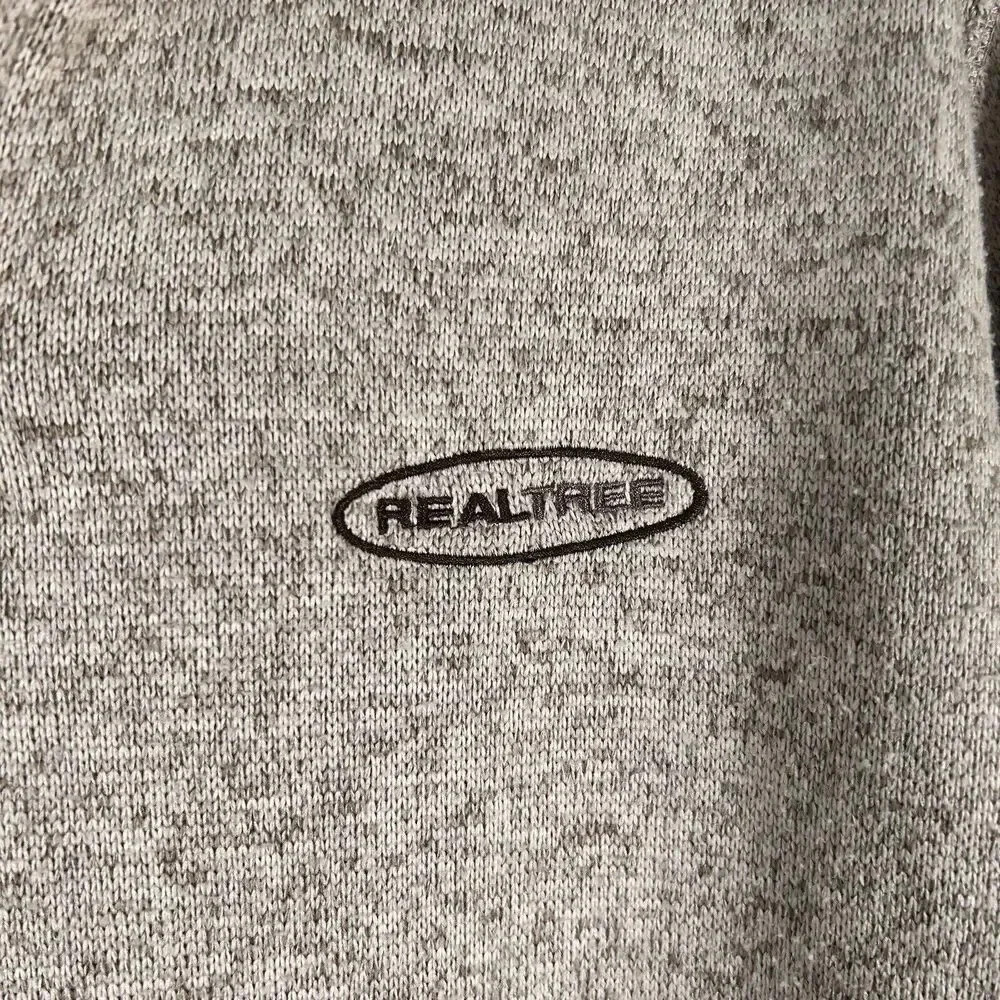 Realtree Sweater Men's Large Brown Grey 1/4 Zip Long Sleeve Polyester Pullover - Picture 4 of 11